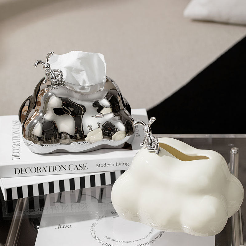 【ティッシュケース】プチ贅沢 雲形 可愛い