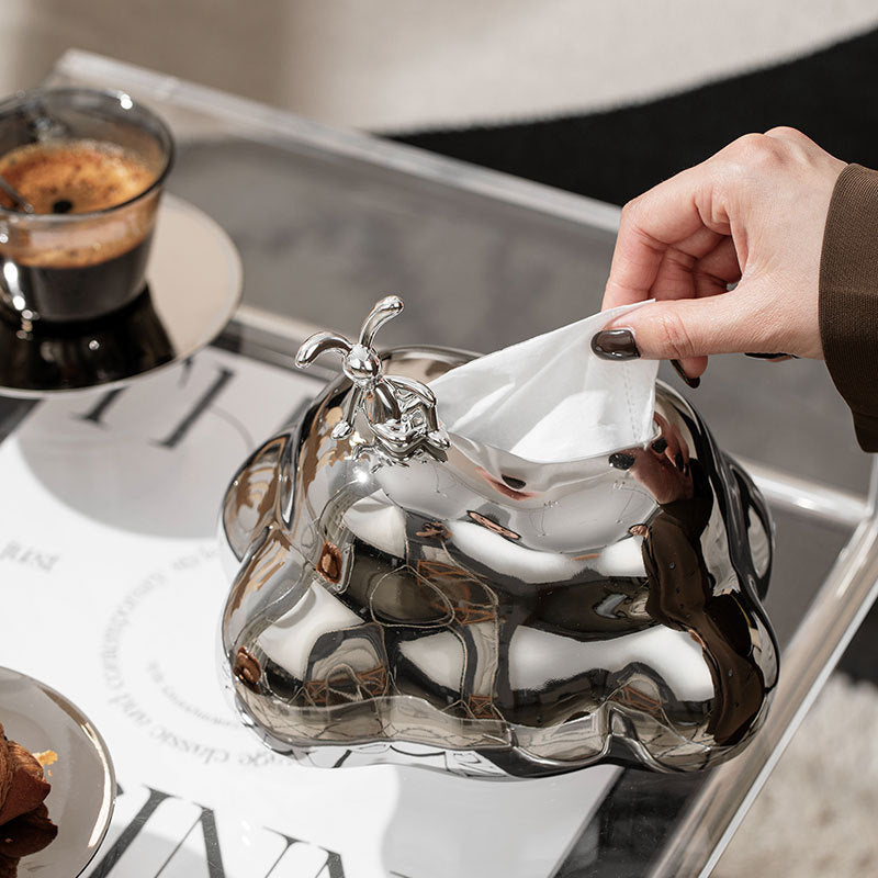 【ティッシュケース】プチ贅沢 雲形 可愛い