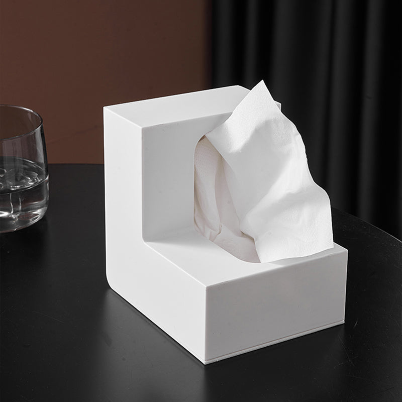 【ティッシュケース】高級感   幾何L字型 おしゃれ