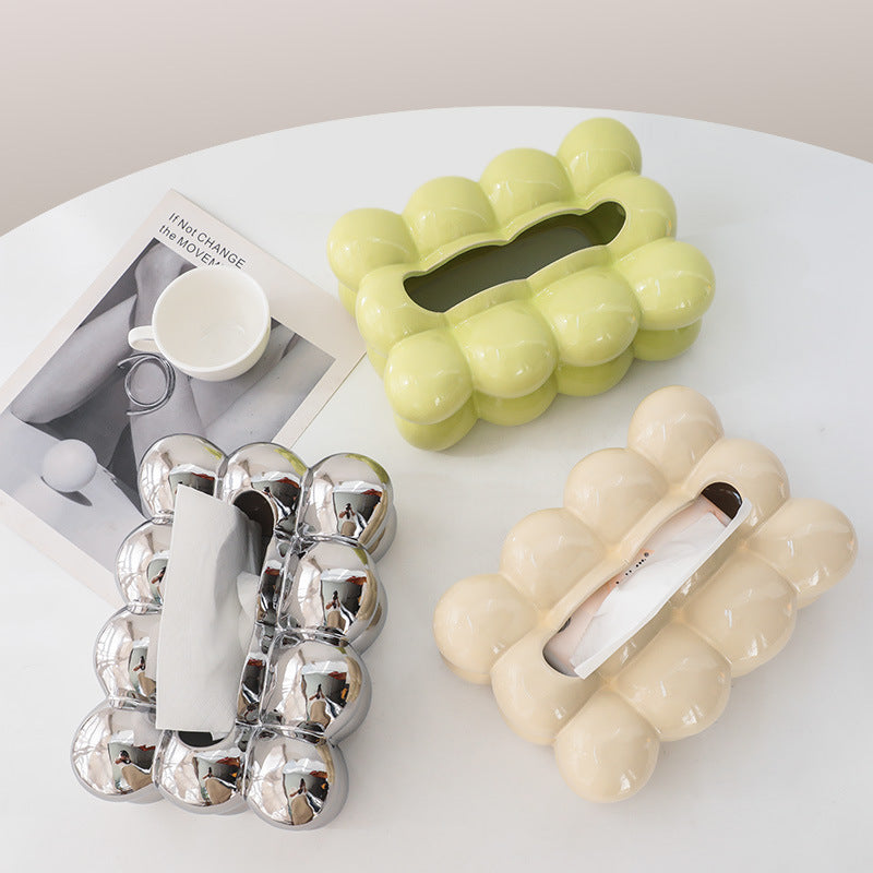 【ティッシュケース】プチ贅沢 雲形セラミック ふわふわ