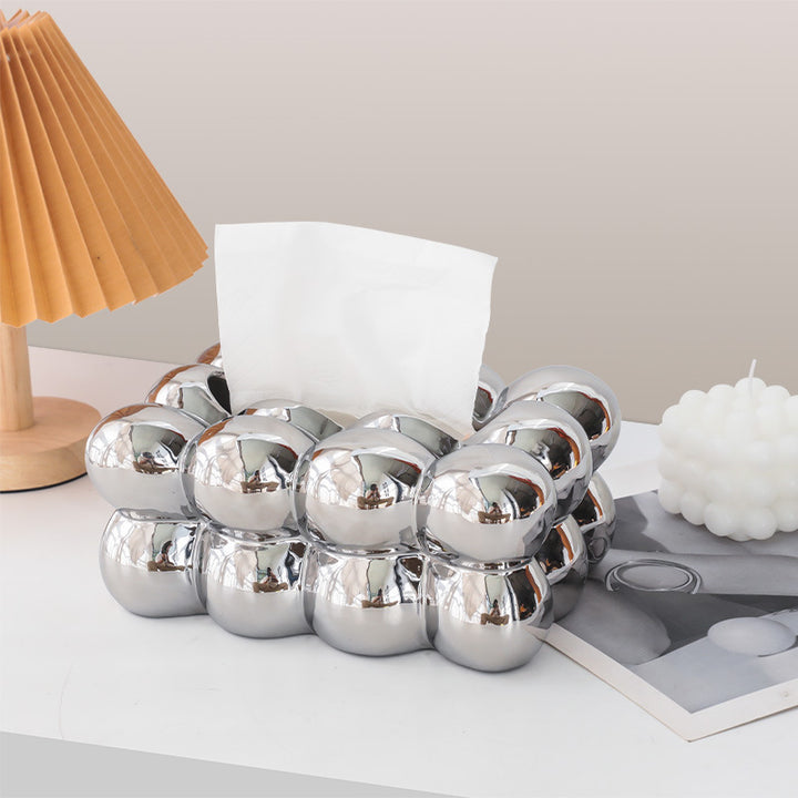 【ティッシュケース】プチ贅沢 雲形セラミック ふわふわ