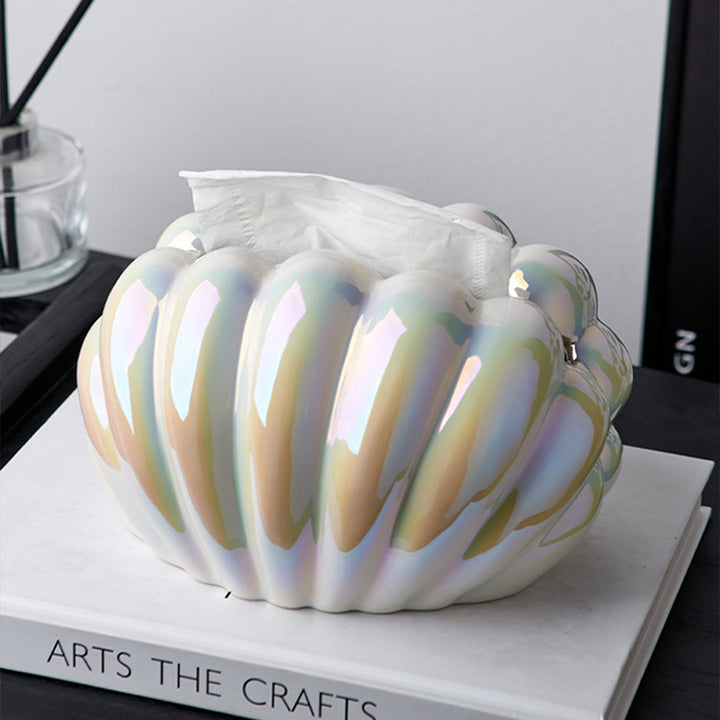 【ティッシュケース】貝殻デザイン おしゃれ