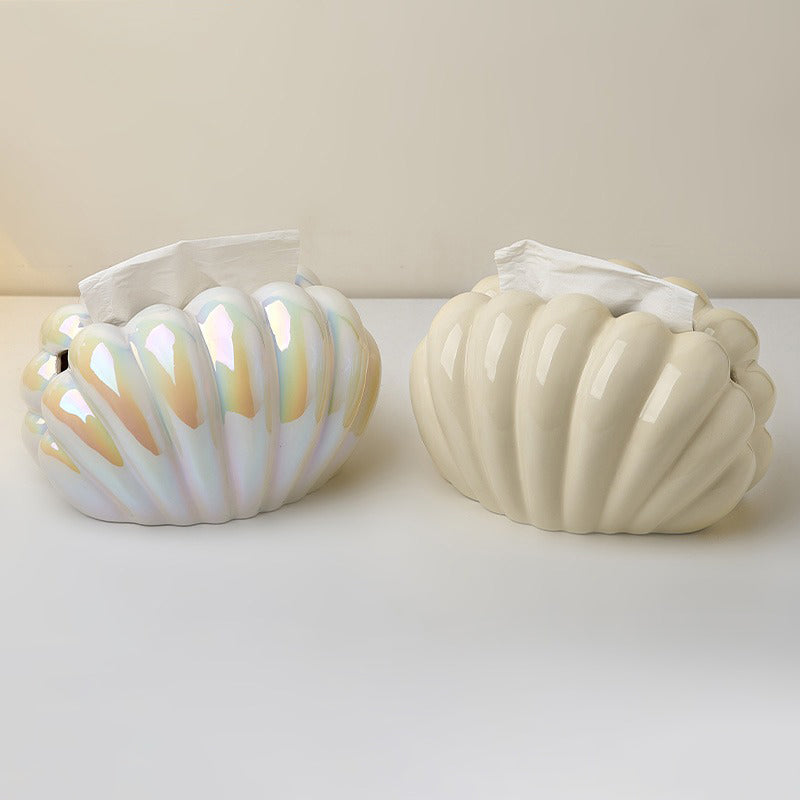 【ティッシュケース】貝殻デザイン おしゃれ