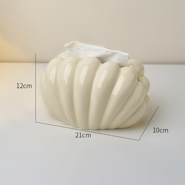 【ティッシュケース】貝殻デザイン おしゃれ