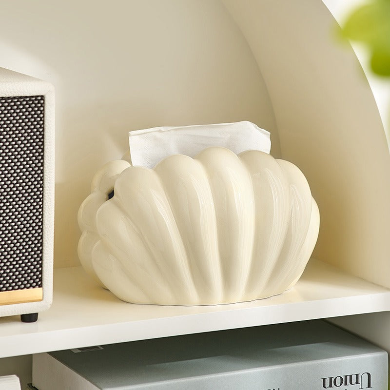 【ティッシュケース】貝殻デザイン おしゃれ