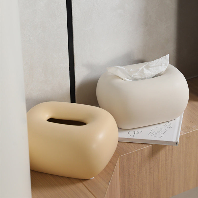 【ティッシュケース】北欧風 クリーム色