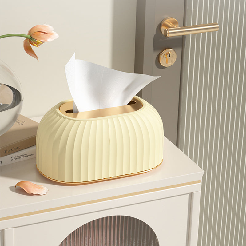 【ティッシュケース】 かわいいクリーム風 スプリング付き