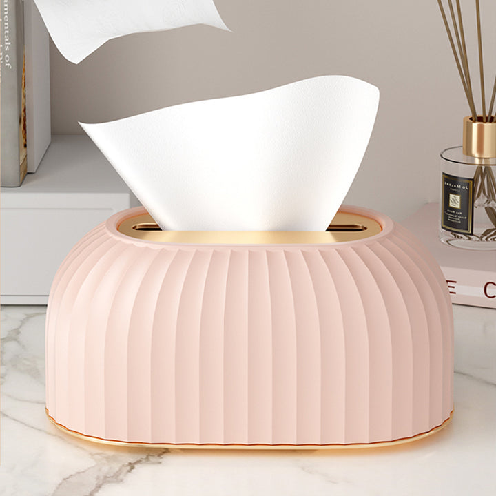 【ティッシュケース】 かわいいクリーム風 スプリング付き