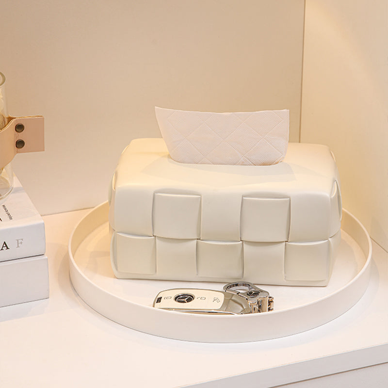 【ティッシュケース】クリーム風 メッシュデザイン 可愛い