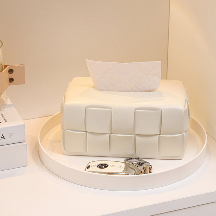 【ティッシュケース】クリーム風 メッシュデザイン 可愛い