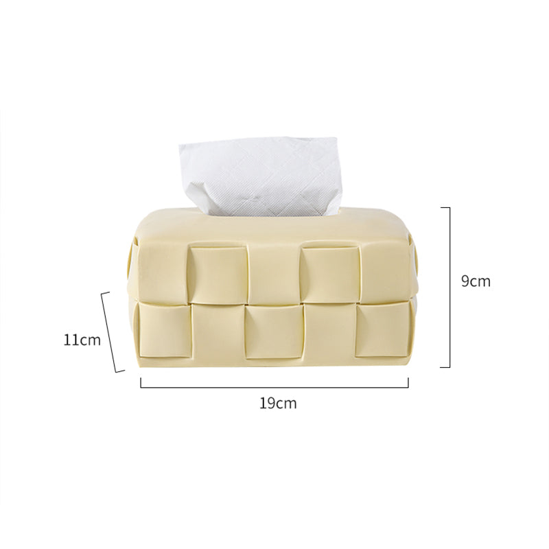 【ティッシュケース】クリーム風 メッシュデザイン 可愛い