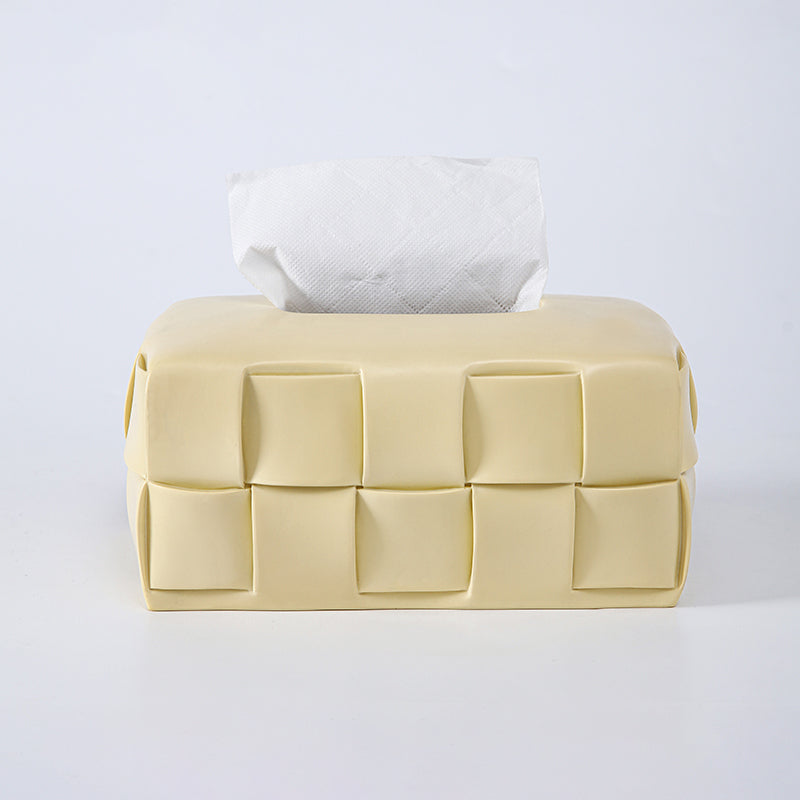 【ティッシュケース】クリーム風 メッシュデザイン 可愛い
