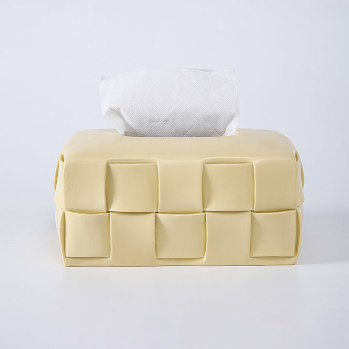 【ティッシュケース】クリーム風 メッシュデザイン 可愛い