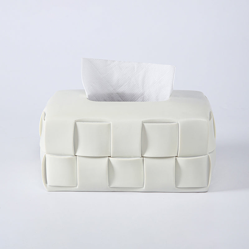 【ティッシュケース】クリーム風 メッシュデザイン 可愛い