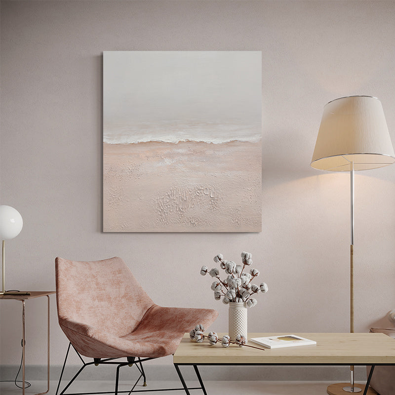 【掛絵】薄紅の幻想 ピンク系 選べる4タイプ 手描き油絵