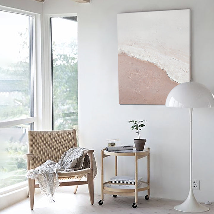 【掛絵】薄紅の幻想 ピンク系 選べる4タイプ 手描き油絵