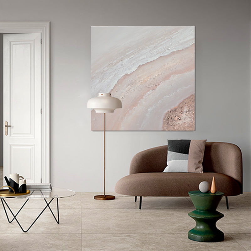 【掛絵】薄紅の幻想 ピンク系 選べる4タイプ 手描き油絵