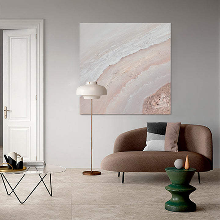 【掛絵】薄紅の幻想 ピンク系 選べる4タイプ 手描き油絵