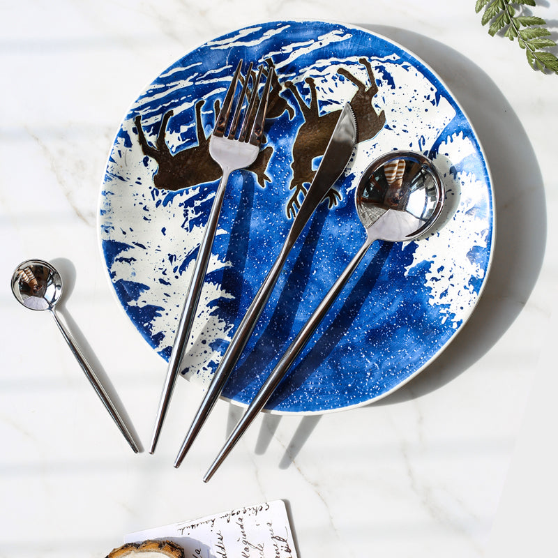 【カトラリー】北欧風 鏡面仕上げ おしゃれ