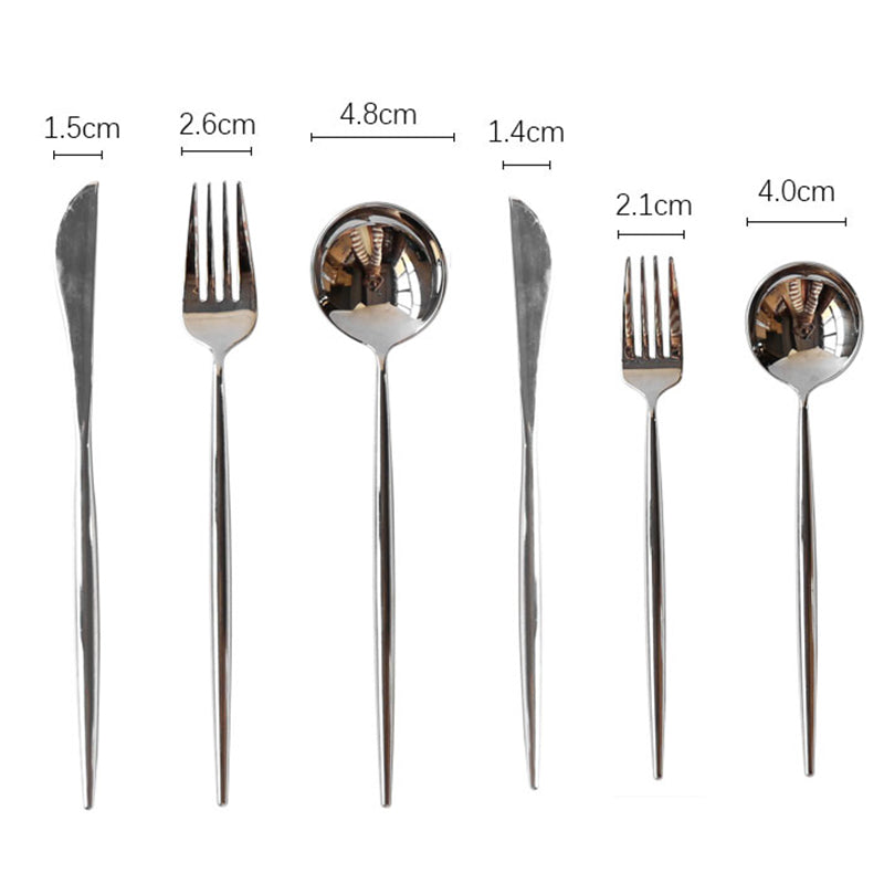 【カトラリー】北欧風 鏡面仕上げ おしゃれ