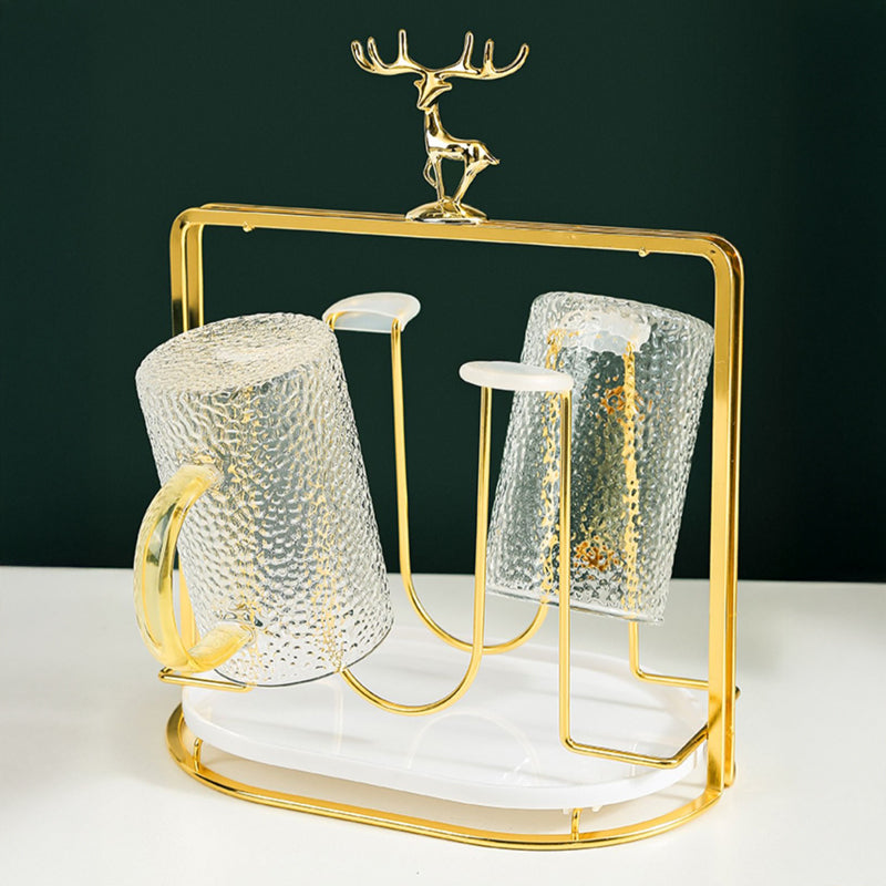 【飾り棚・シェルフ】水切りラック ラグジュアリー ホーム リビングルーム カップストレージ シェルフ 斬新 北欧風