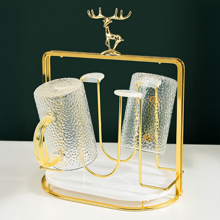 【飾り棚・シェルフ】水切りラック ラグジュアリー ホーム リビングルーム カップストレージ シェルフ 斬新 北欧風