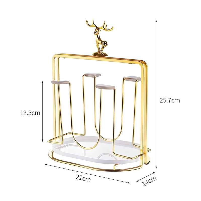 【飾り棚・シェルフ】水切りラック ラグジュアリー ホーム リビングルーム カップストレージ シェルフ 斬新 北欧風