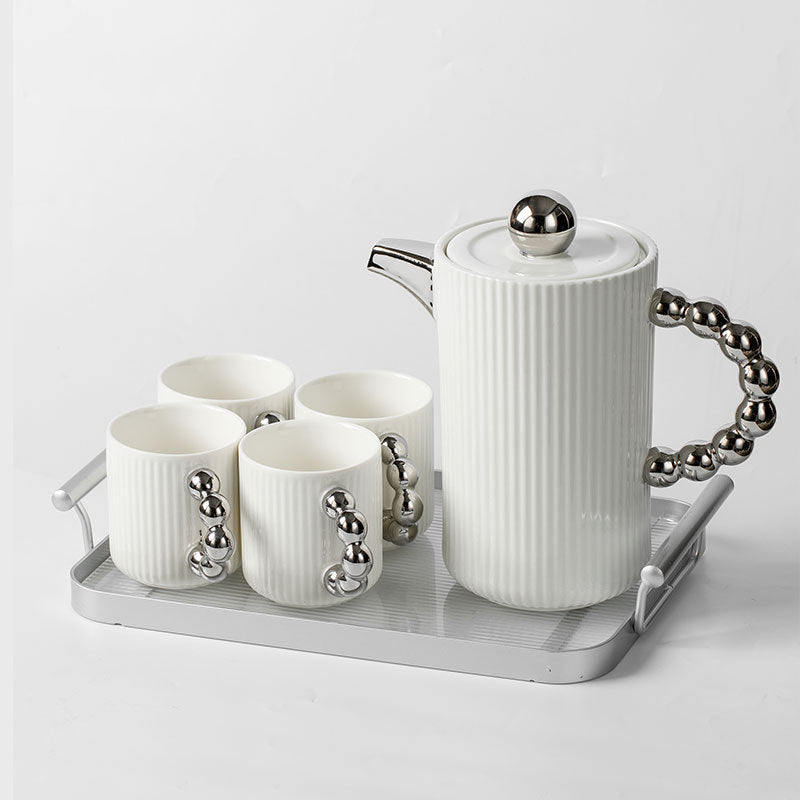 【コーヒーカップ・ティーカップ】ホワイト エレガント