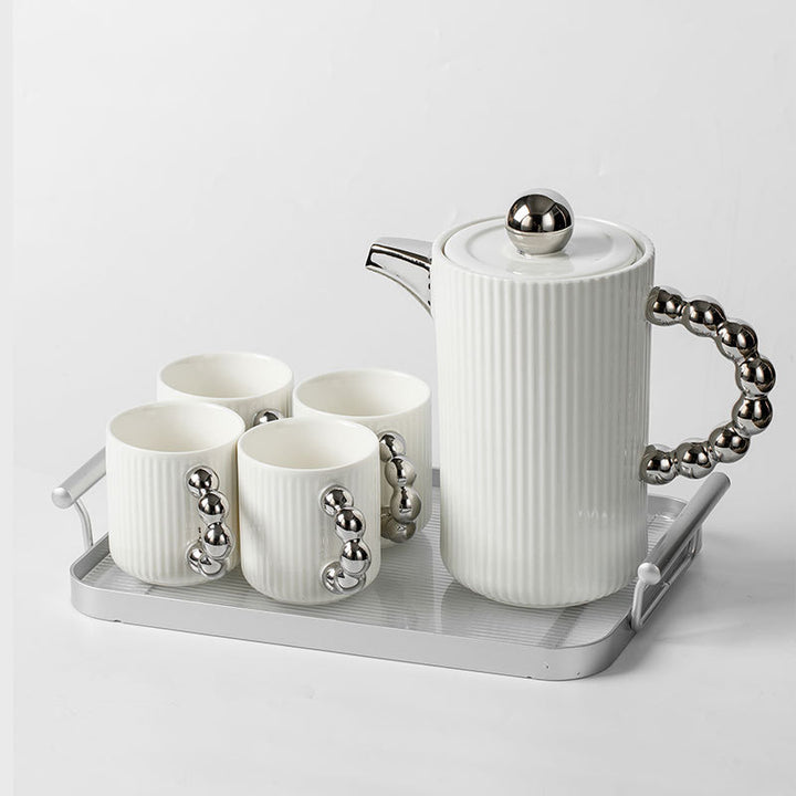 【コーヒーカップ・ティーカップ】ホワイト エレガント