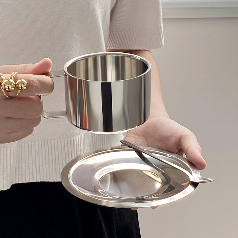 【コーヒーカップ・ティーカップ】インテリア ステンレス