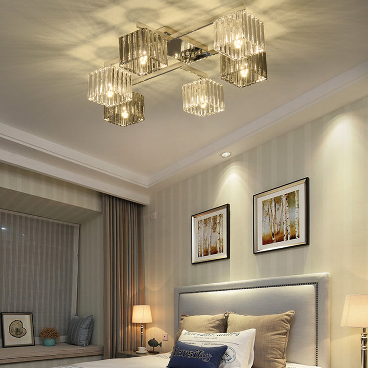 【シーリングライト】水晶ガラス型シーリングライト 調光調色