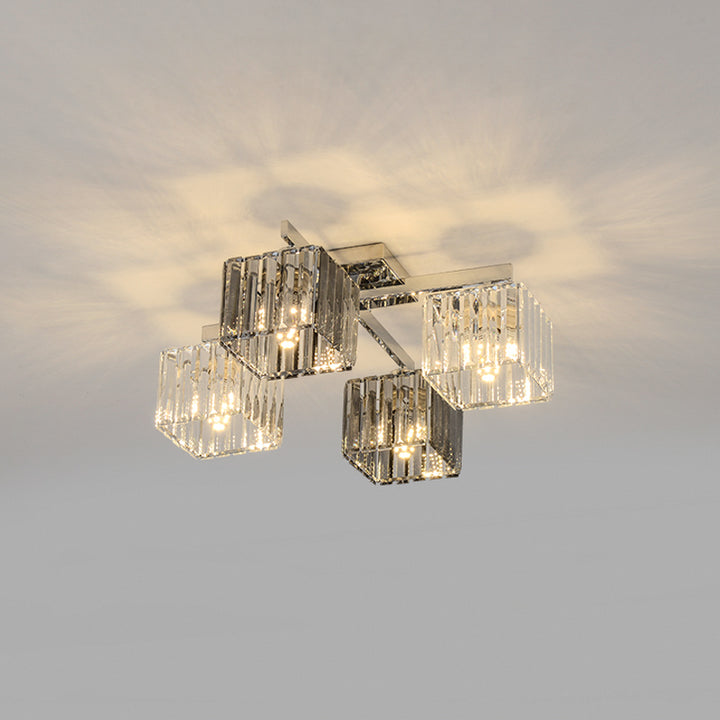 【シーリングライト】水晶ガラス型シーリングライト 調光調色