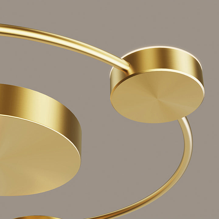 INDOORPLUS公式/【シーリングライト】デザイン性ライト 調光モード多種  ゴールド※100日間返品交換保証制度