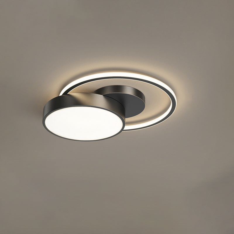 INDOORPLUS公式/【シーリングライト】デザイン性ライト 調光モード多種 2 ブラック※100日間返品交換保証制度