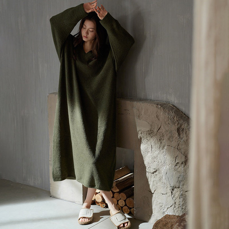 INDOORPLUS公式 | ルームウェア・パジャマ オリーブグリーン 優しい