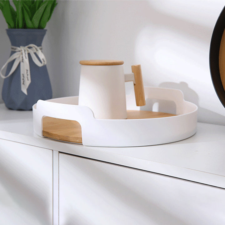 【トレー・トレイ】高級感 ラウンドトレー