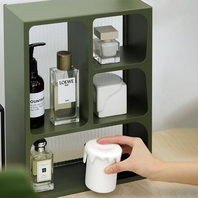 【卓上ラック・机上ラック】現代自然風 オブジェ 飾り棚 シェルフ