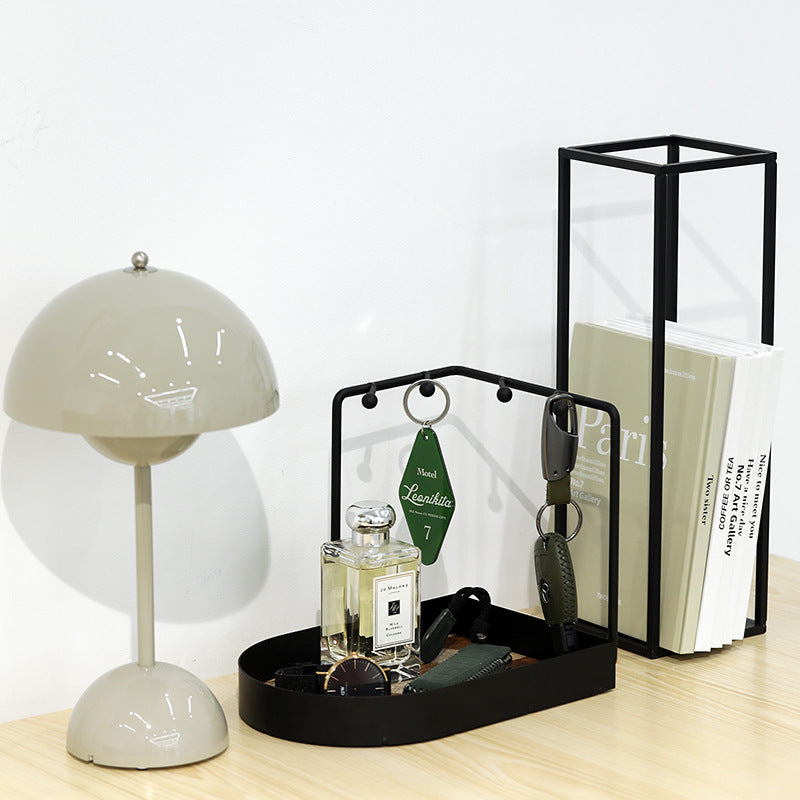 【飾り棚・シェルフ】北欧風 玄関鍵収納