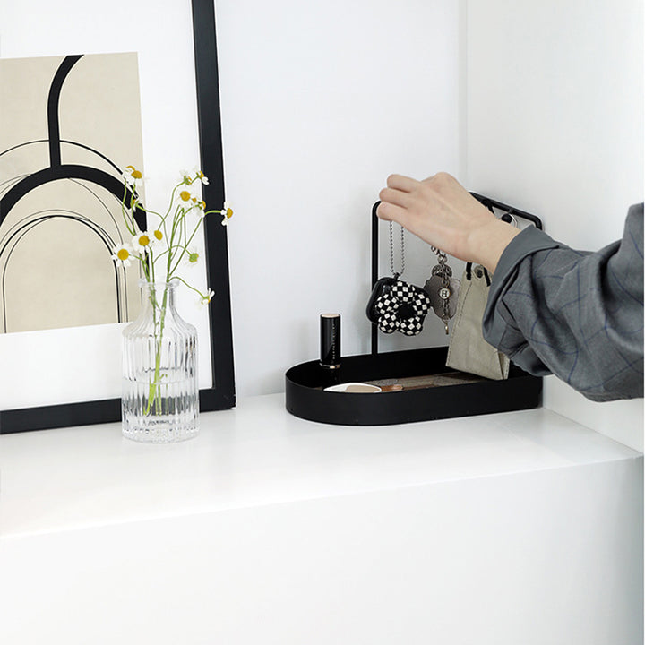 【飾り棚・シェルフ】北欧風 玄関鍵収納