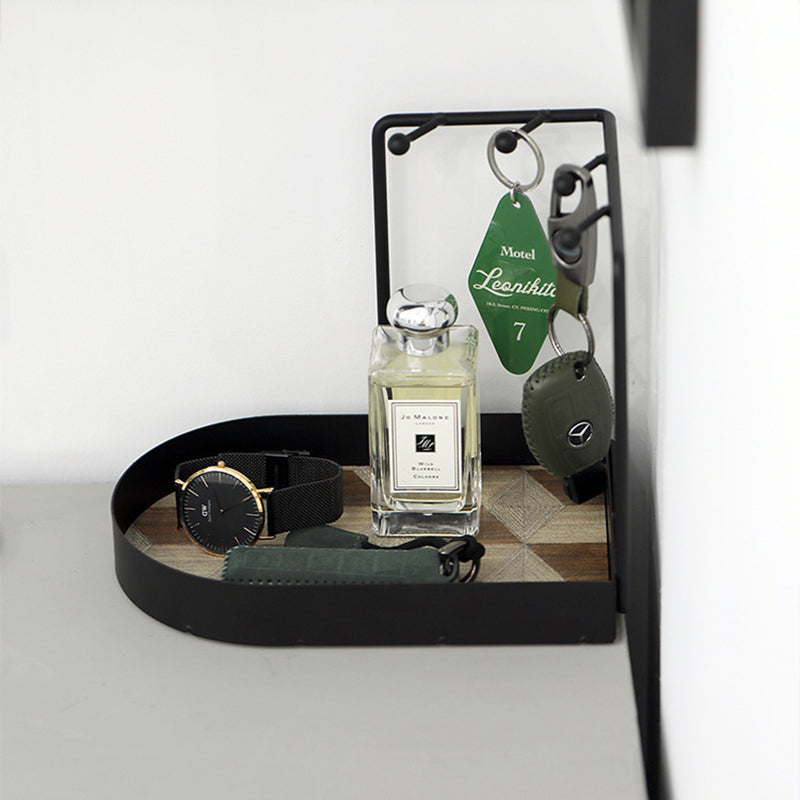 【飾り棚・シェルフ】北欧風 玄関鍵収納