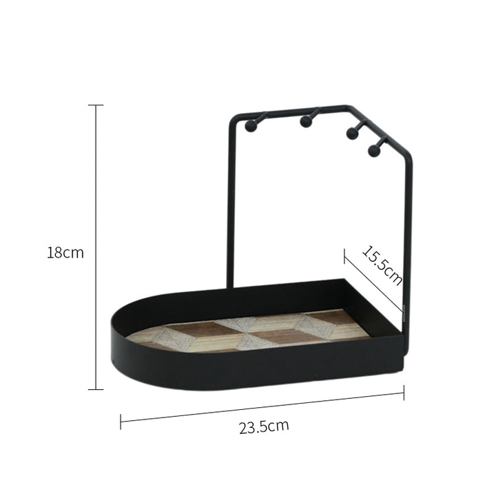 【飾り棚・シェルフ】北欧風 玄関鍵収納