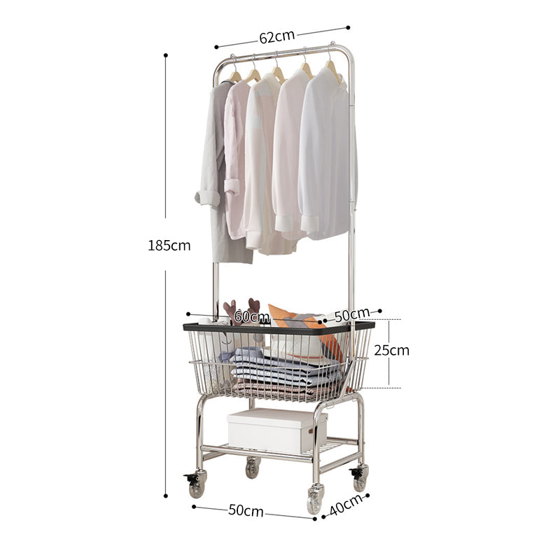 【ラック】ハンガーラック シンプル 移動式 アパレル店適用