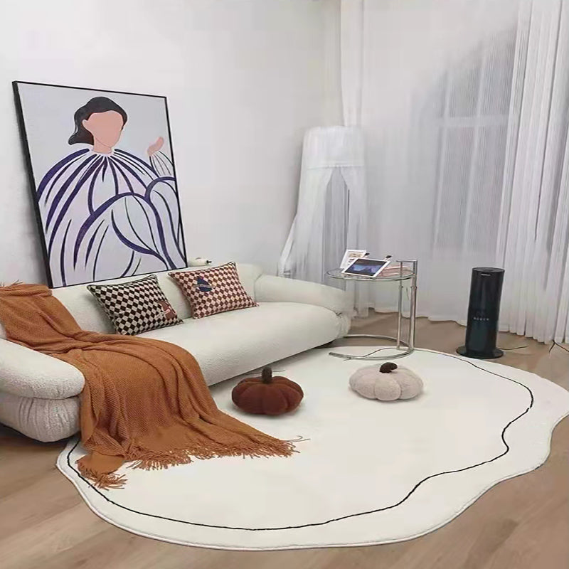 【カーペット・ラグ】不規則  オーバル型 雲型 選べる3種