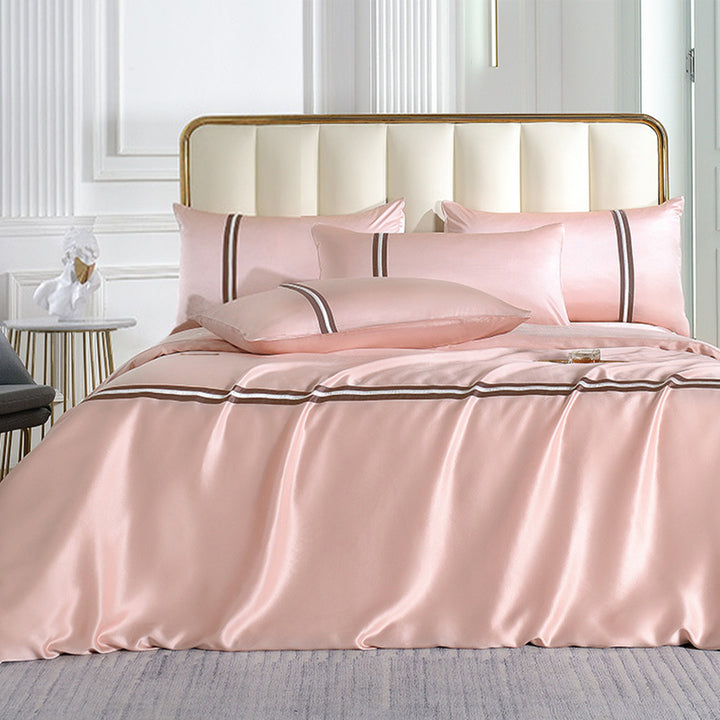 【19匁 】シルク寝具 上質シルク 100%高級 かっこいい イギリス风 プレーン 寝具セット シーツセット 単品からセットまで