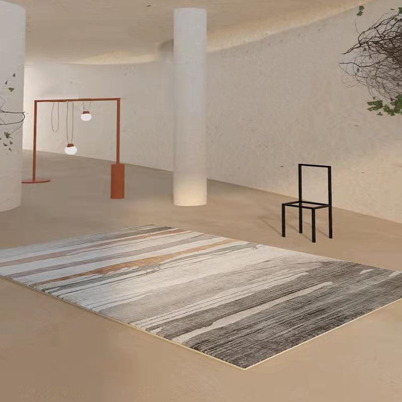 【カーペット・ラグ】カシミア質感生地水彩画風 選べる6種