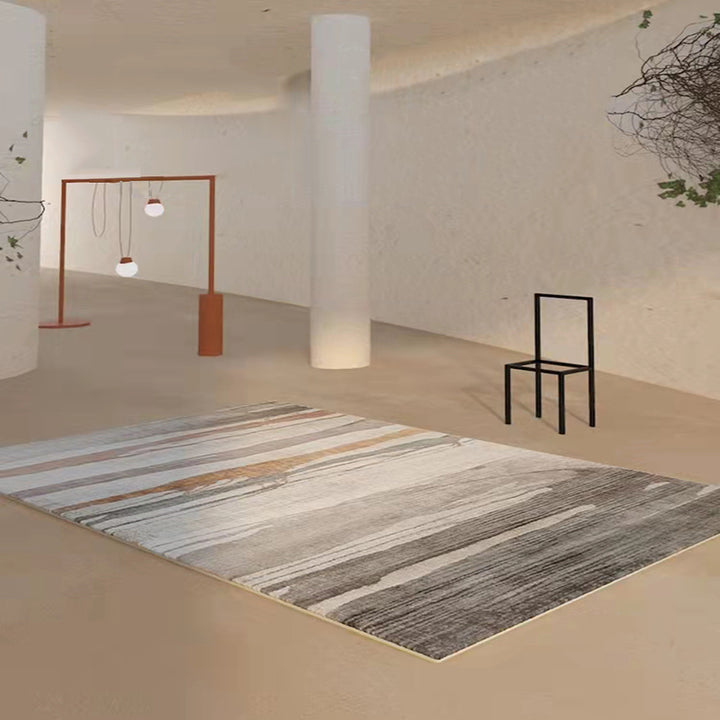 【カーペット・ラグ】カシミア質感生地水彩画風 選べる6種