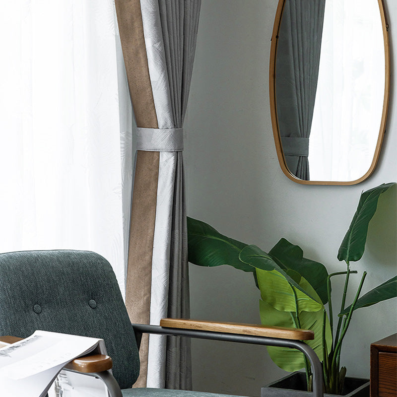 【ドレープカーテン】シンプルデザイン おしゃれ 選べる4色