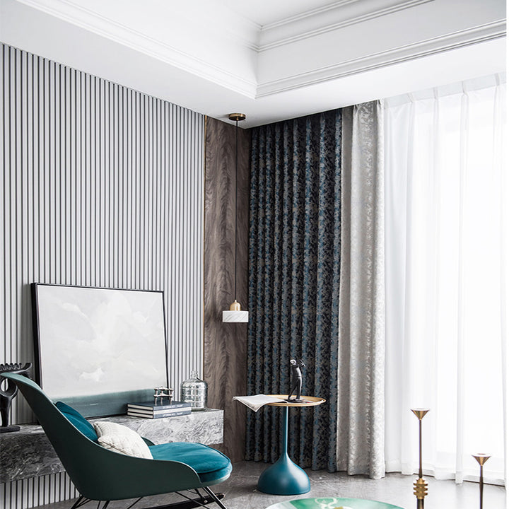 【ドレープカーテン】チャイニーズスタイル 選べる4色