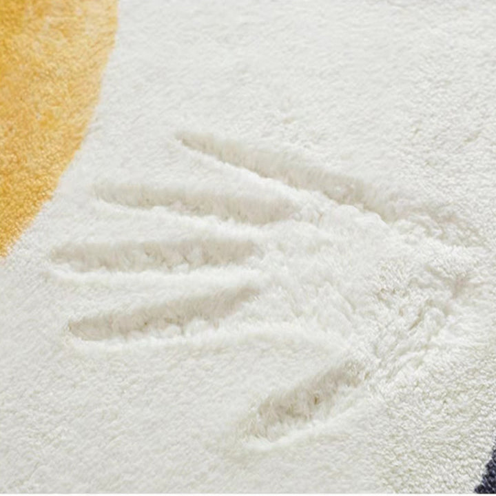 【カーペット・ラグ】カシミア質感生地水彩画風 選べる6種