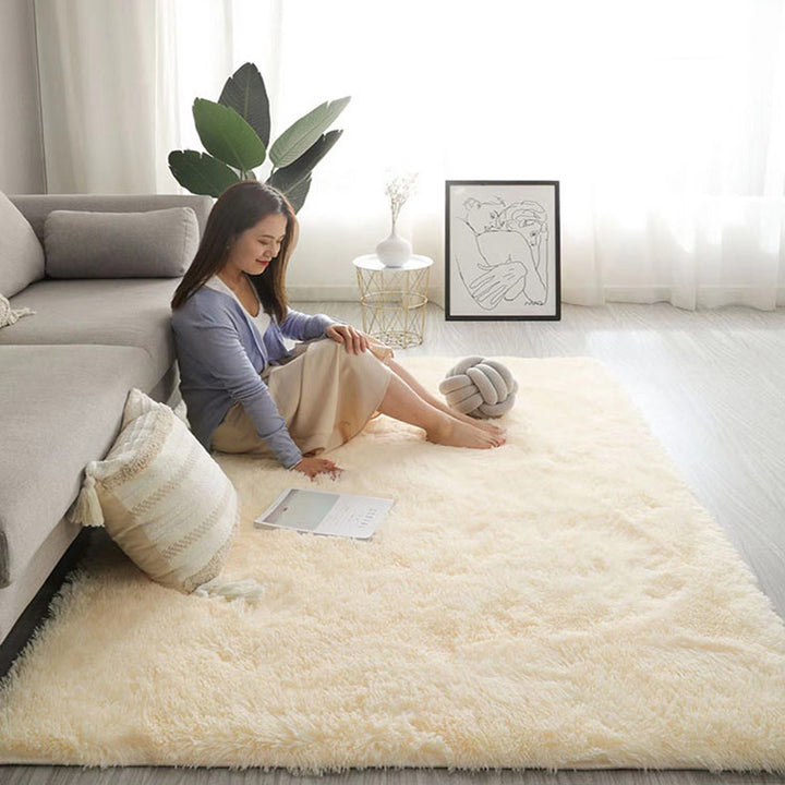 【カーペット・ラグ】ふわふわ 長毛 絨毯 選べる3種
